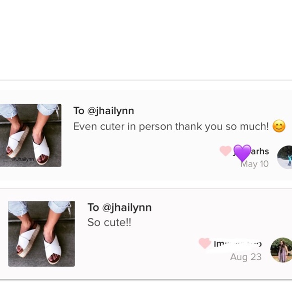 4xs HP 🎉HP WHITE ESPADRILLE SANDAL - Picture 7 of 8